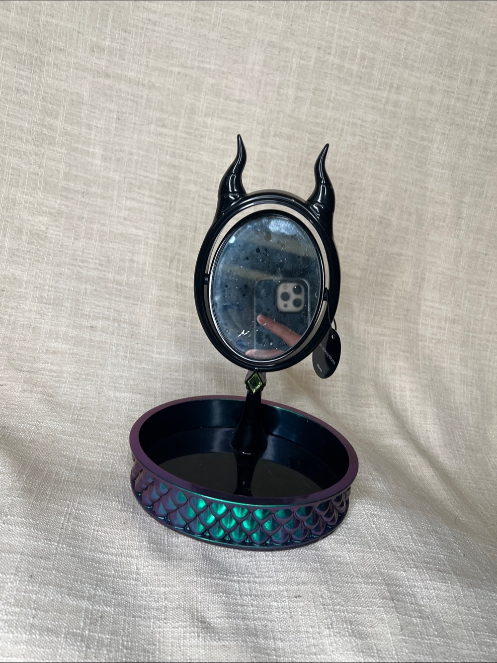 Disney Maleficent Sleeping Beauty Bath and Body Works Body Care Trinket Tray NWT